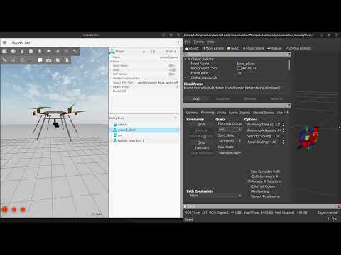 Simultaneous Hexacopter Flight and Arm Motion Using PX4, ROS 2 & MoveIt